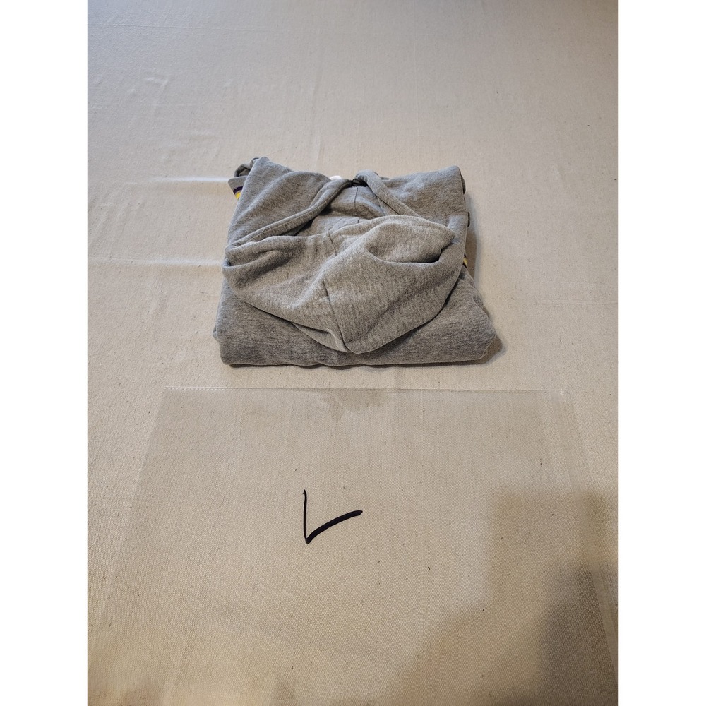 The Wild Collective LSU Tigers Hoodie Gray Crop Top Size L Glitter Applique - Picture 9 of 9